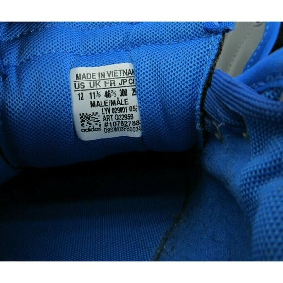 Adidas AR-D1‎ Low Top Shoes Men\'s Size 12 Leather Lace Up Gray Blue Skate Casual main image 4